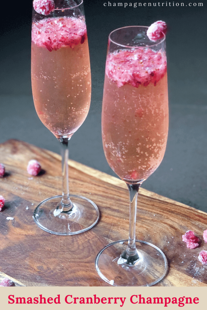 Smashed Cranberry Champagne