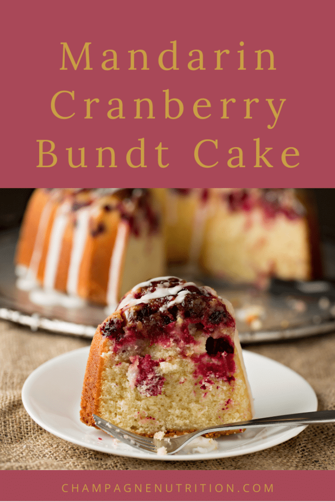 Cranberry Pop Mini Bundt Cake. More cranberries! These cranberries