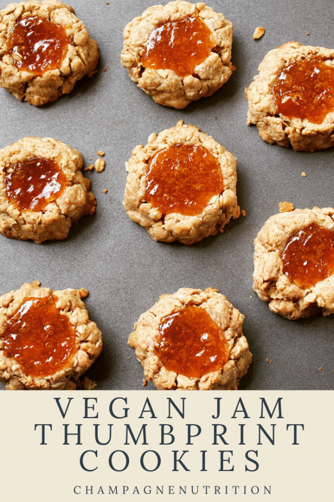 Vegan Jam Thumbprint Cookies