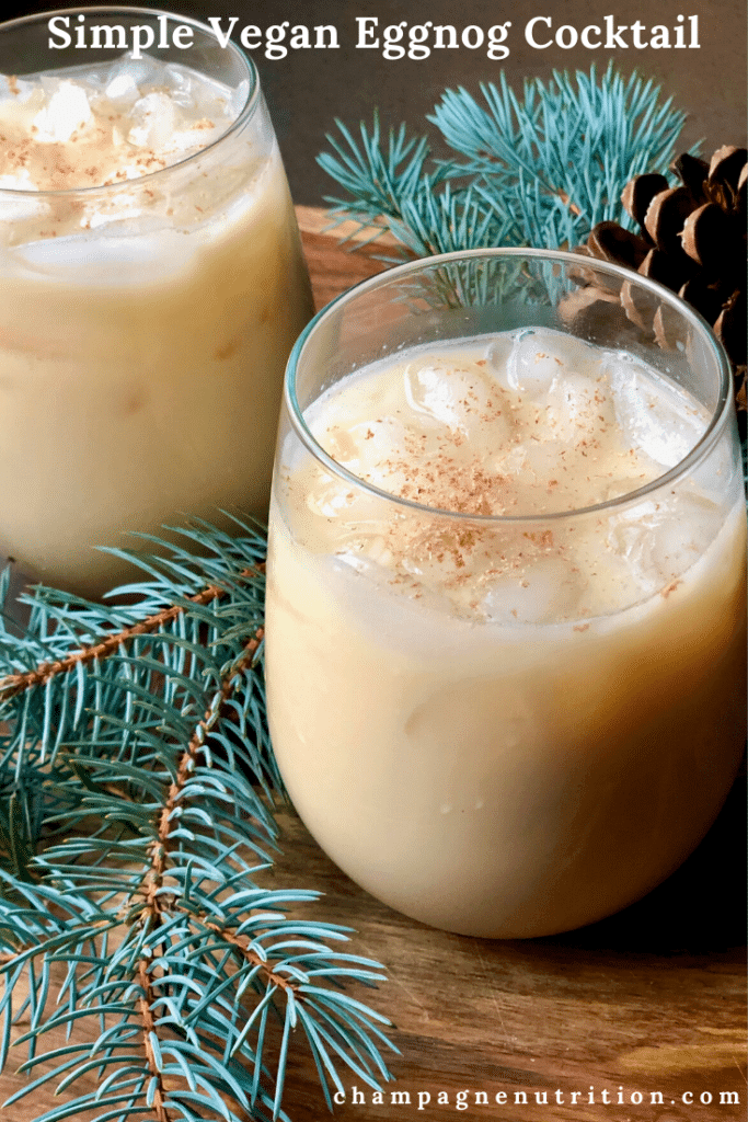 Simple Vegan Eggnog Cocktail