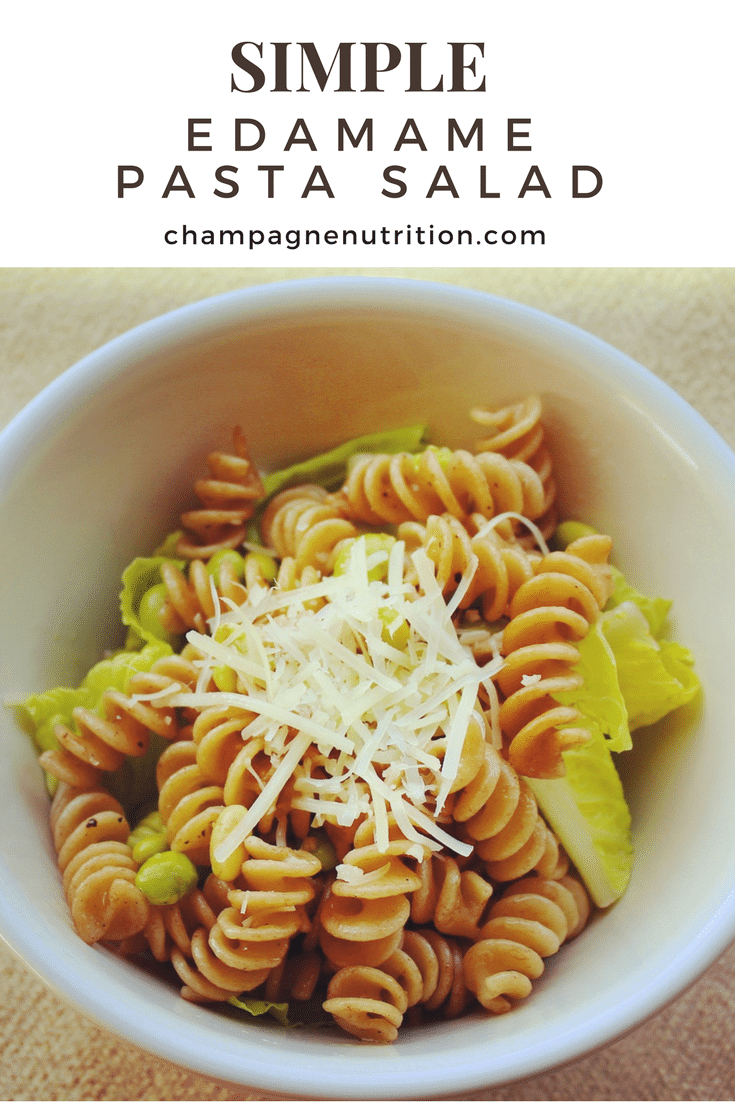 Simple Edamame Pasta Salad