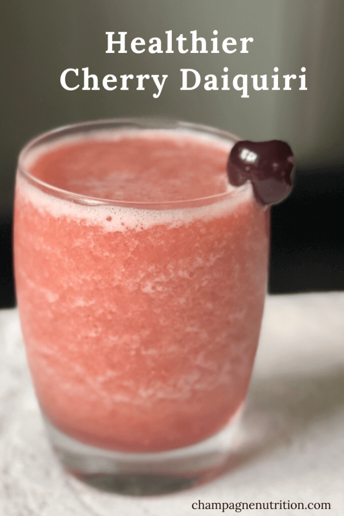 beautiful, pink, frozen slushy daiquiri drink