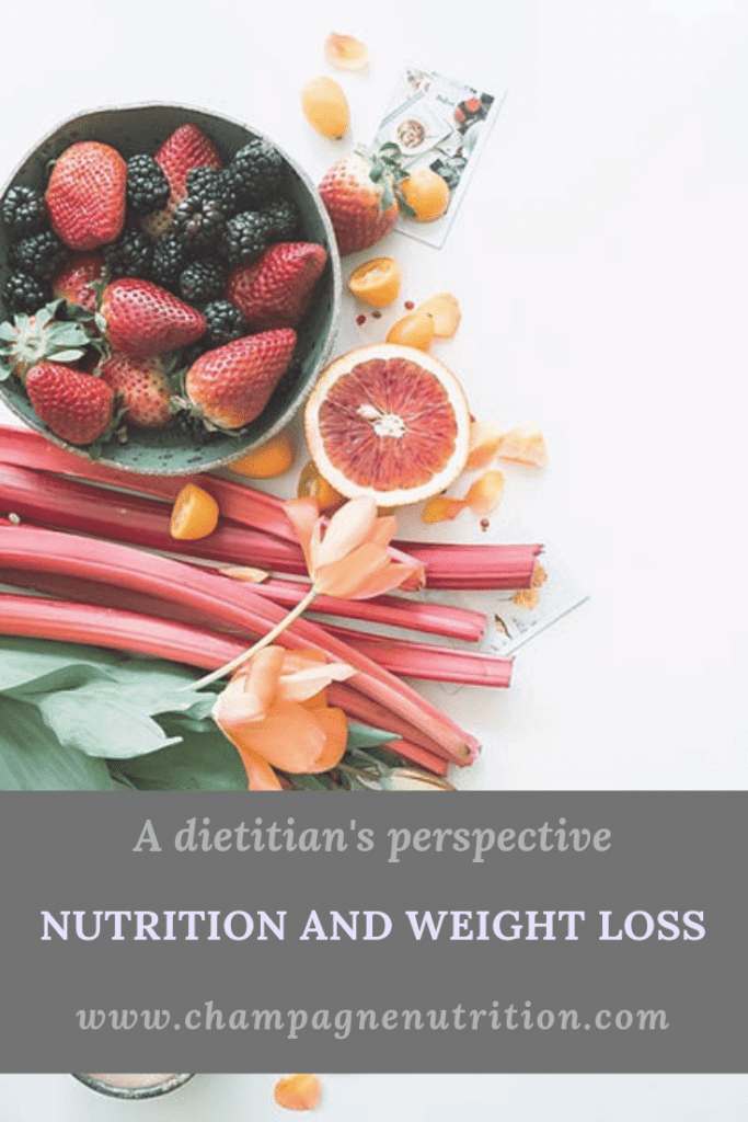 Nutrition and Weight Loss