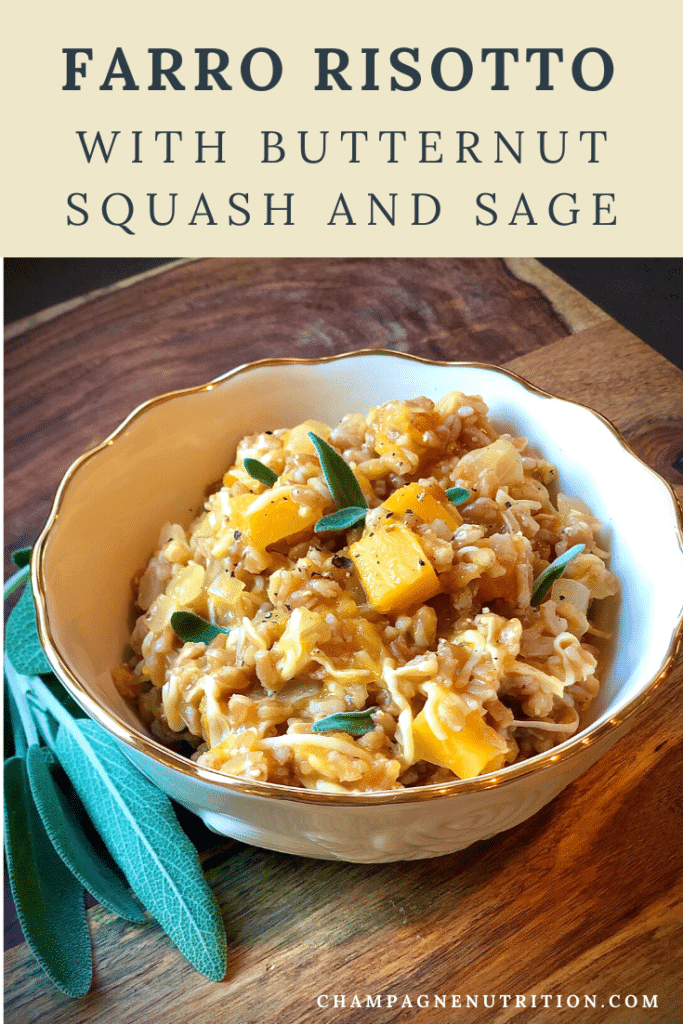 Farro Risotto with Butternut Squash and Sage