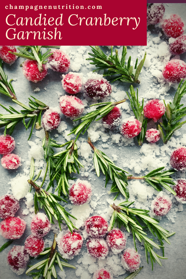 Cranberry topping for Gluten-Free Chocolate Gingerbread Cupcakes