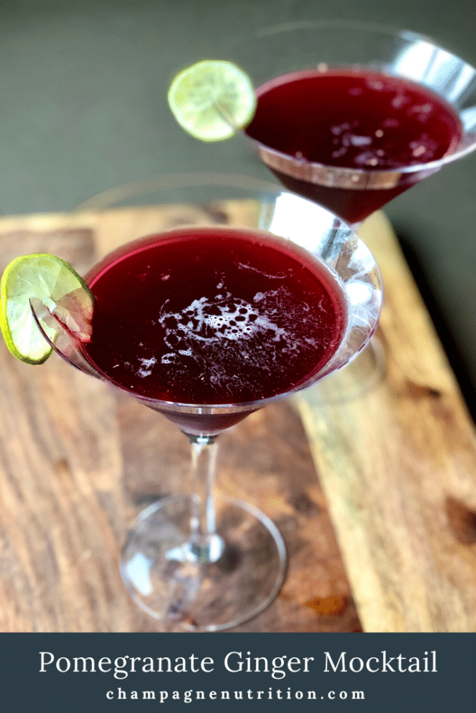 Pomegranate Pomander Spritz Mocktail