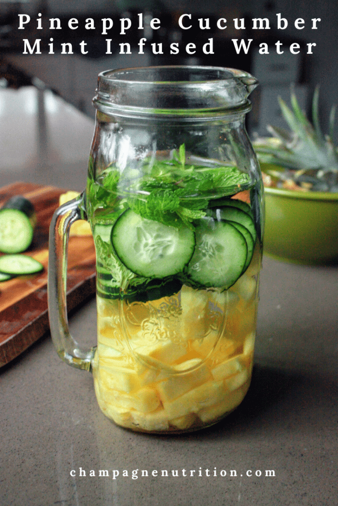 Cucumber mint infused water benefits best sale