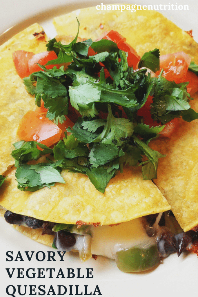 Savory Vegetable Quesadilla 