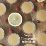 Vegan Champagne Jello Shots