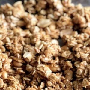 Salty Sweet Peanut Butter and Jelly Homemade Granola