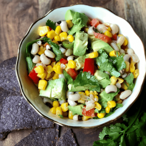 Vegan Black Eyed Pea Dip with Avocado