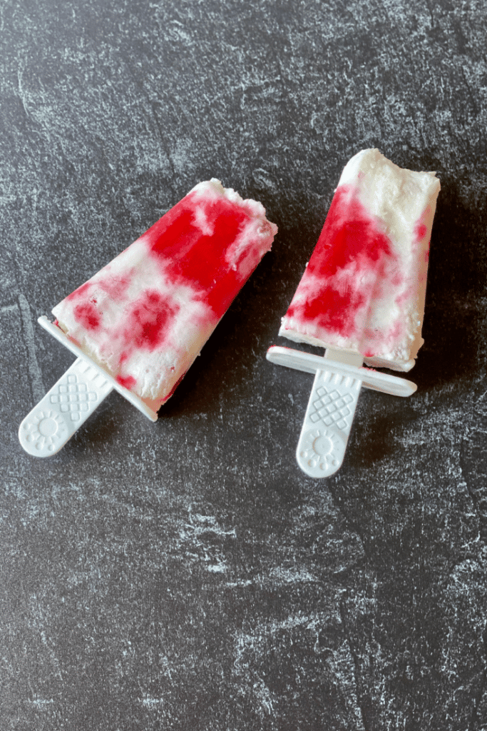 Strawberry Popsicles - A Virtual Vegan