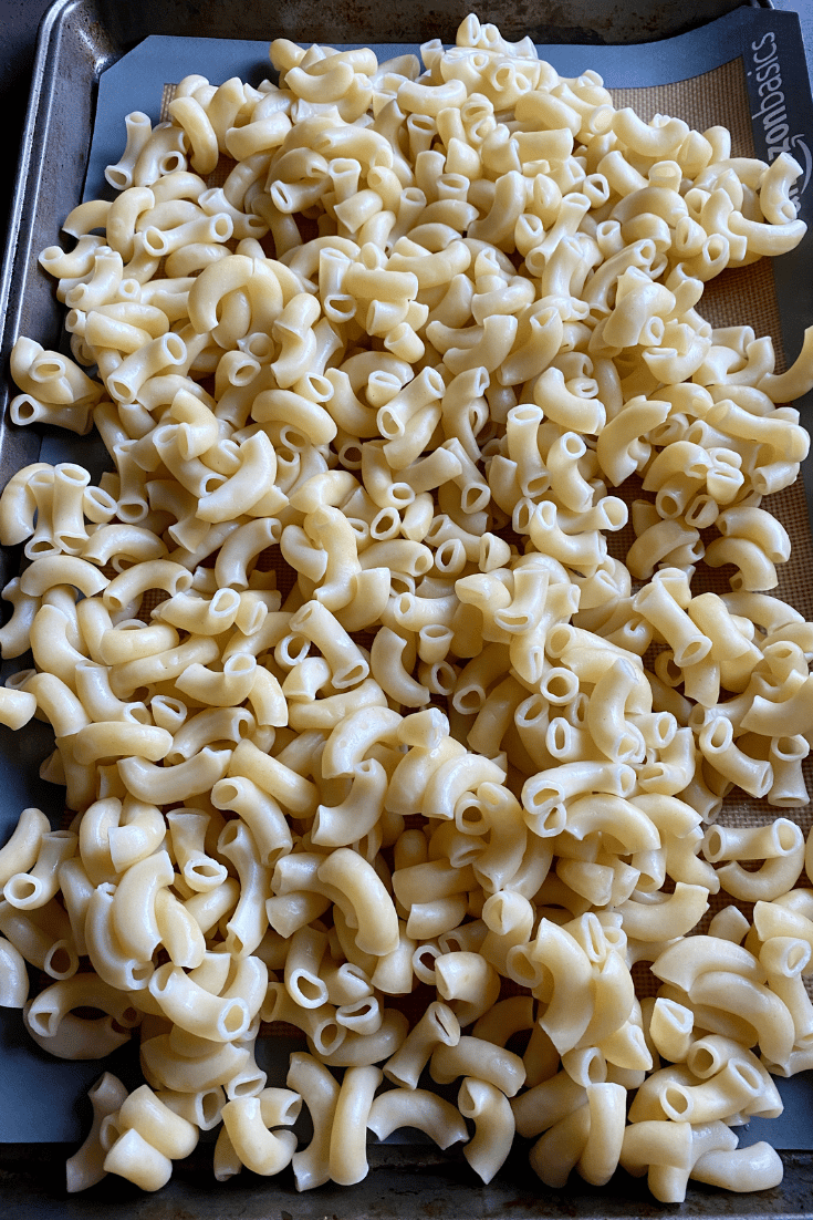 Macaroni Vegetable Salad {chilled dill and basil pasta recipe}